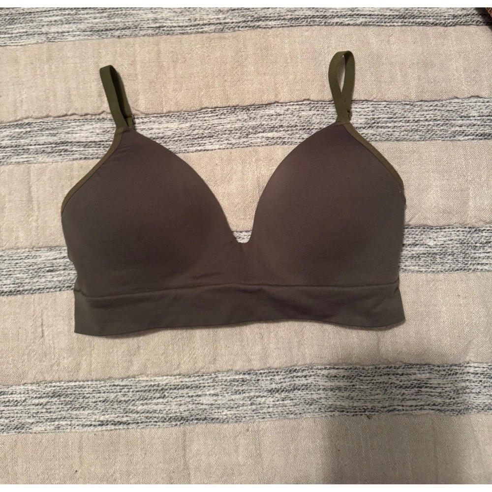 ThirdLove Form 360 Fit Wireless Bra Olive Green Size S Everyday Comfort